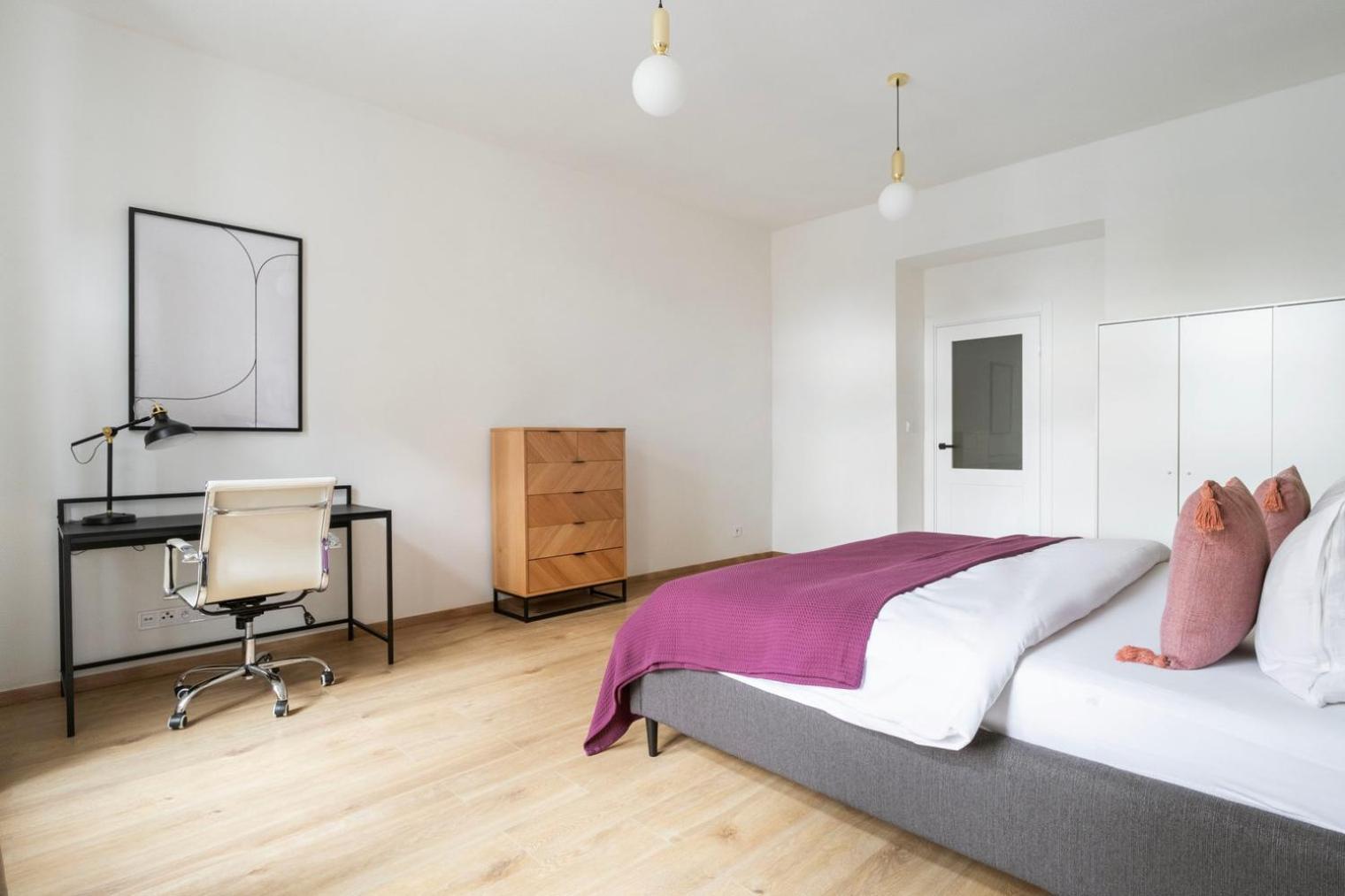 Apartment Blueground Vrsovice Near Renaissance-style Park Prg-7 *