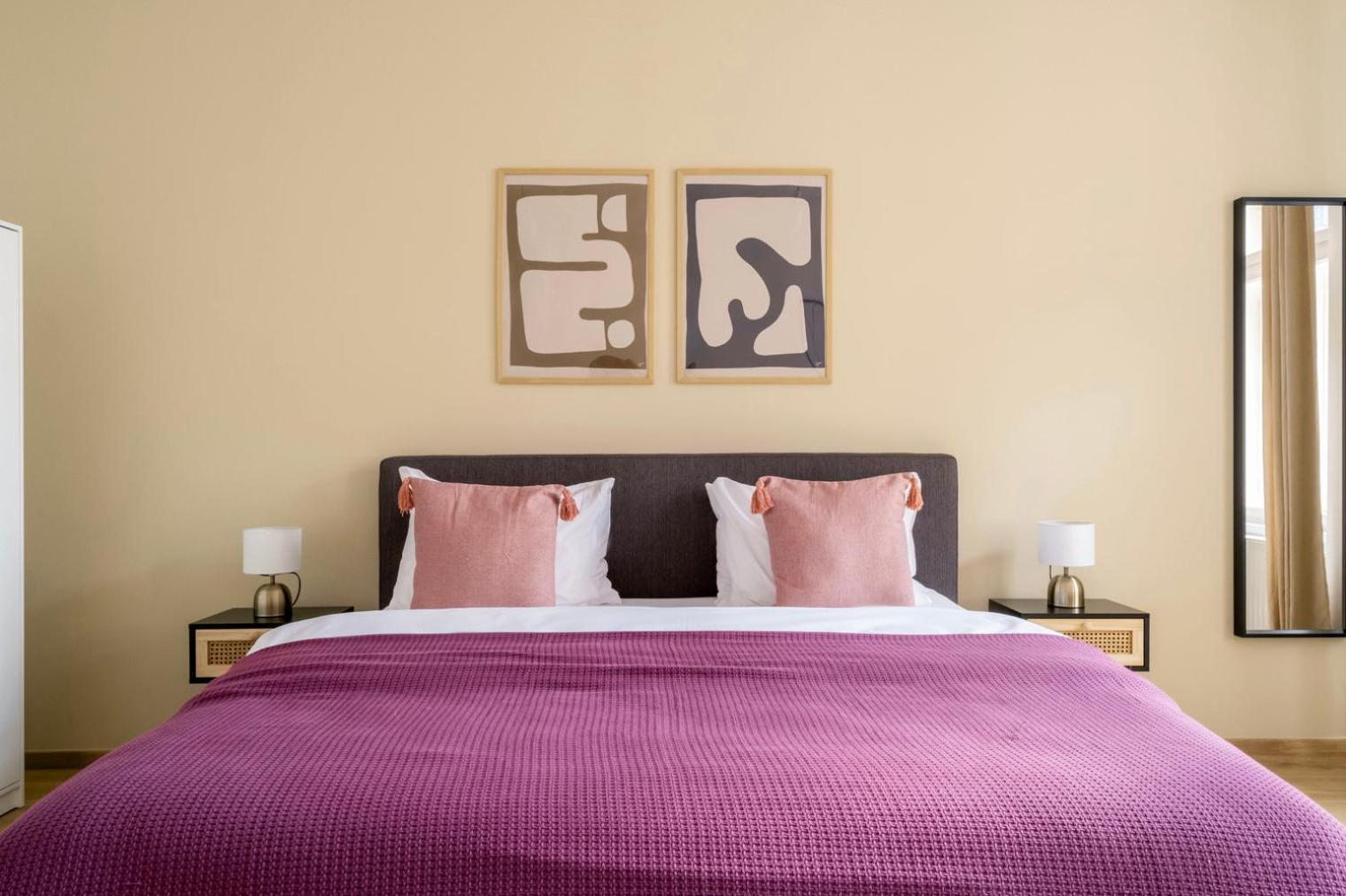Apartment Blueground Vrsovice Near Renaissance-style Park Prg-7