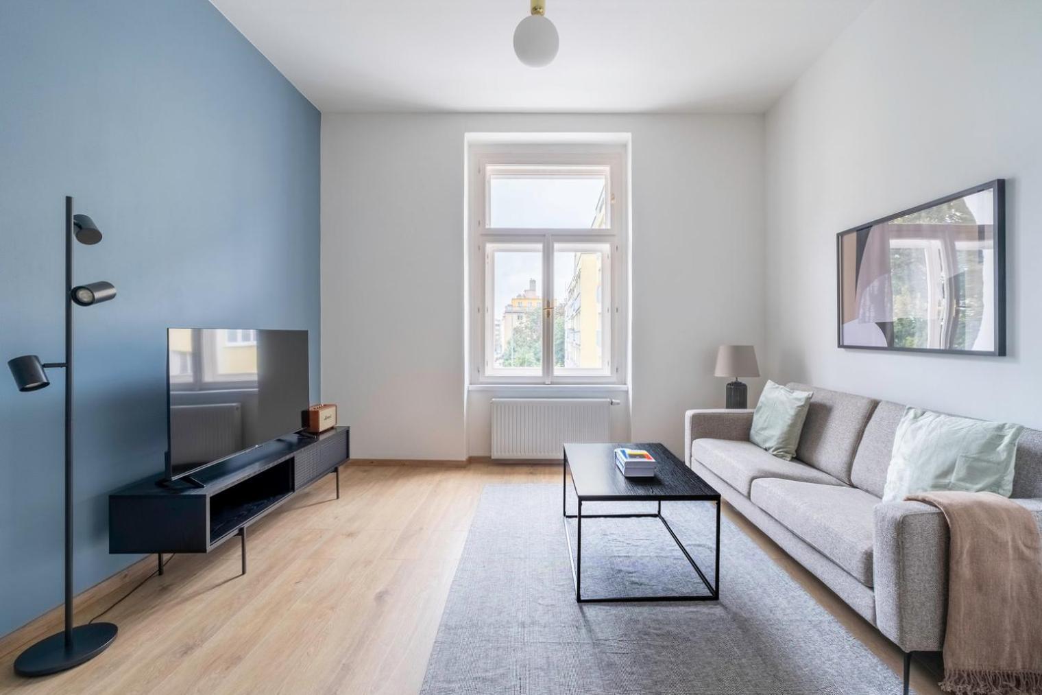Apartment Blueground Vrsovice Near Renaissance-style Park Prg-7 Prague